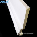 Fashion PU Ceiling Cornice Line Wall Skirting for Home Decoration White PU Moulding